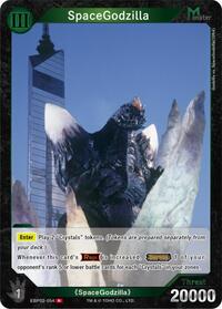 SpaceGodzilla | Booster Set 2: G: Monsters Raid Again | R | Foil | #EBP02-054