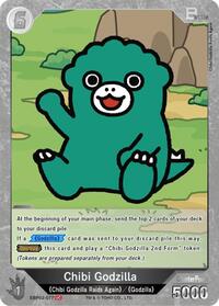 Chibi Godzilla | Booster Set 2: G: Monsters Raid Again | UC | Normal | #EBP02-077