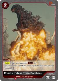 Conductorless Train Bombers | Booster Set 2: G: Monsters Raid Again | T | Normal | #EBP02-T01