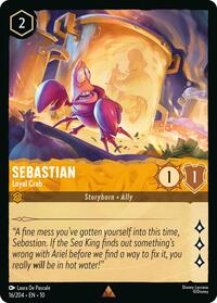 Sebastian - Loyal Crab 16/204 Rare