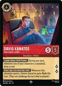 David Xanatos - Charismatic Leader 116/204 Super Rare