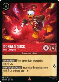 Donald Duck - Ruby Champion 121/204 Rare