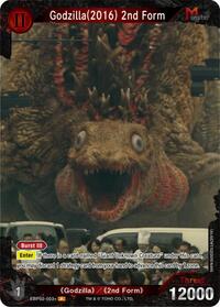 Godzilla (2016) 2nd Form | Booster Set 2: G: Monsters Raid Again | P | Foil | #EBP02-003+