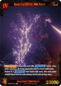 Godzilla(2016) 4th Form | Booster Set 2: G: Monsters Raid Again | SP | Foil | #EBP02-006+