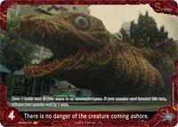 There is no danger of the creature coming ashore. | Booster Set 2: G: Monsters Raid Again | P | Foil | #EBP02-019+