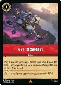 Get to Safety! 130/204 Rare