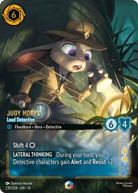 Judy Hopps - Lead Detective (Enchanted) 235/204 Enchanted Holofoil