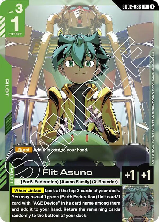 Flit Asuno (GD02 Release Event) GD02-088 Rare Holofoil