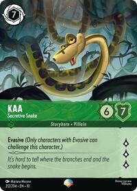 Kaa - Secretive Snake (Epic) 212/204 Epic Holofoil