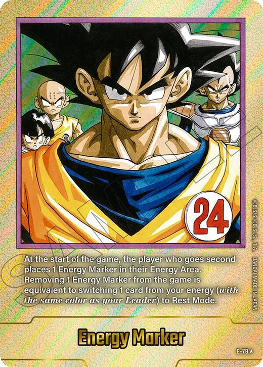 Marcador de Energía (E-78) (Dorado) Holofoil