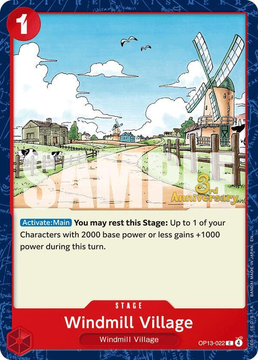 Windmill Village OP13-022 C