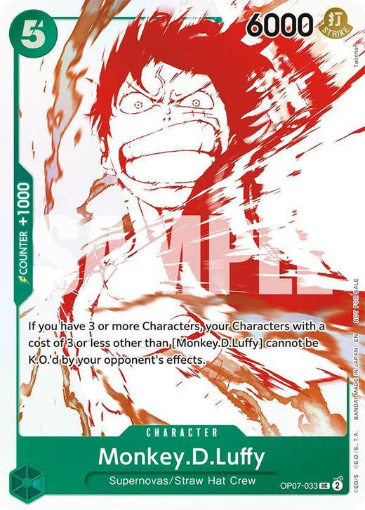 Monkey.D.Luffy - OP07-033 (3rd Anniversary Treasure Campaign Pack) OP07-033 UC Foil