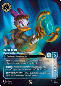 Daisy Duck - Paranormal Investigator (Store Championship Participant) | Disney Lorcana Promo Cards | Promo | #23