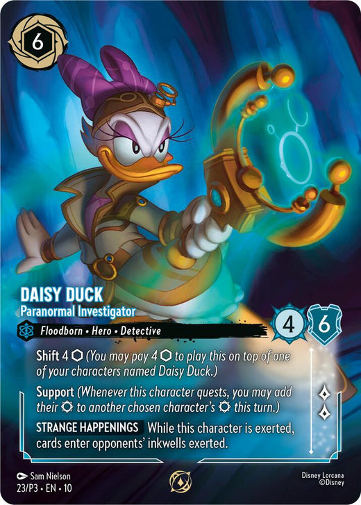 Daisy Duck - Paranormal Investigator (Store Championship Participant) 23 Promo