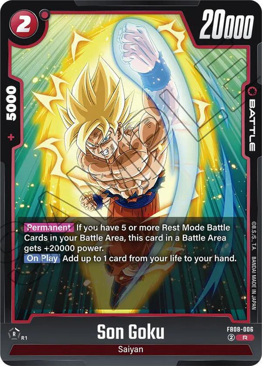 Son Goku FB08-006 R Foil