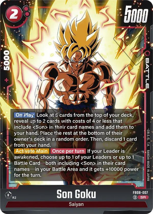 Son Goku FB08-007 SR Brillante