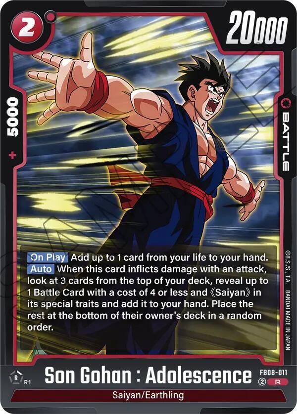 DBS Fusion World: Saiyan's Pride Singles 1/2
