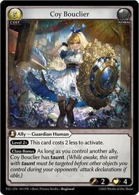 Coy Bouclier | Promotional Cards | Promo | Foil | #101