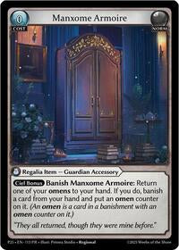 Manxome Armoire | Promotional Cards | Promo | Foil | #113
