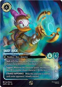 Daisy Duck - Paranormal Investigator (Store Championship) | Disney Lorcana Promo Cards | Promo | Holofoil | #24
