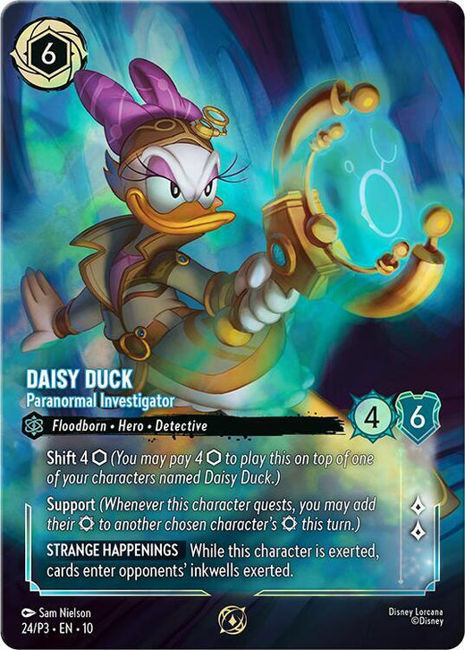 Daisy Duck - Paranormal Investigator (Store Championship) 24 Promo Holofoil