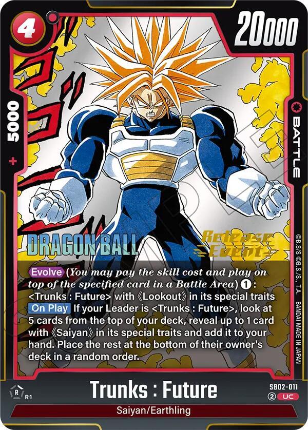 DBS Fusion World: Manga Booster 02 Release Event Cards Singles