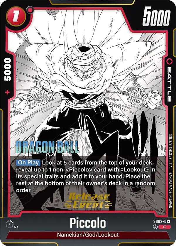 DBS Fusion World: Manga Booster 02 Release Event Cards Singles