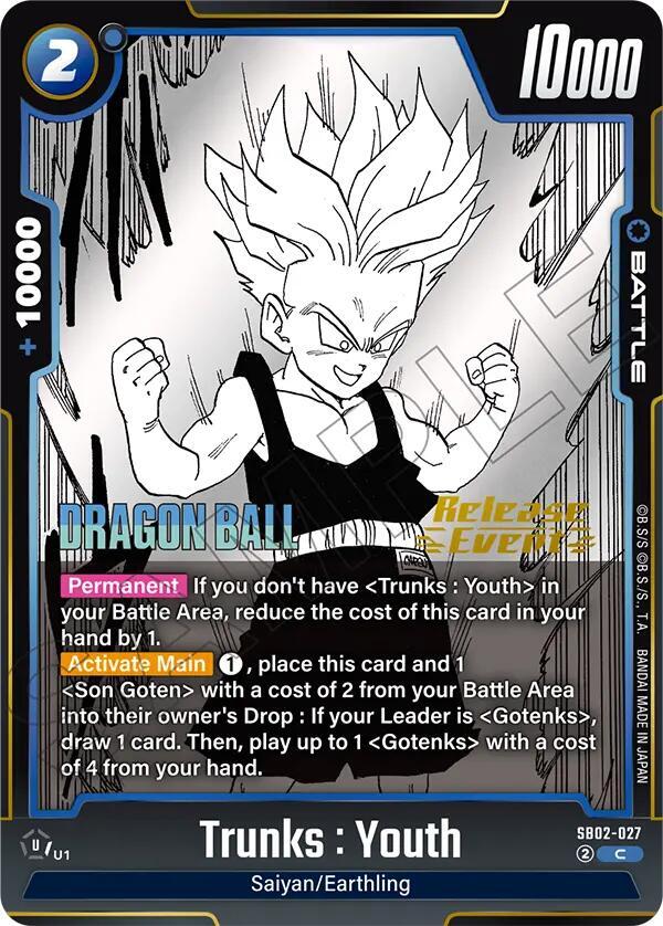 DBS Fusion World: Manga Booster 02 Release Event Cards Singles