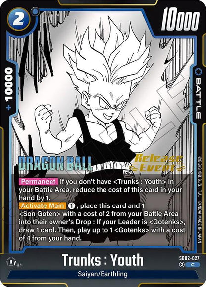 DBS Fusion World: Manga Booster 02 Release Event Cards Singles