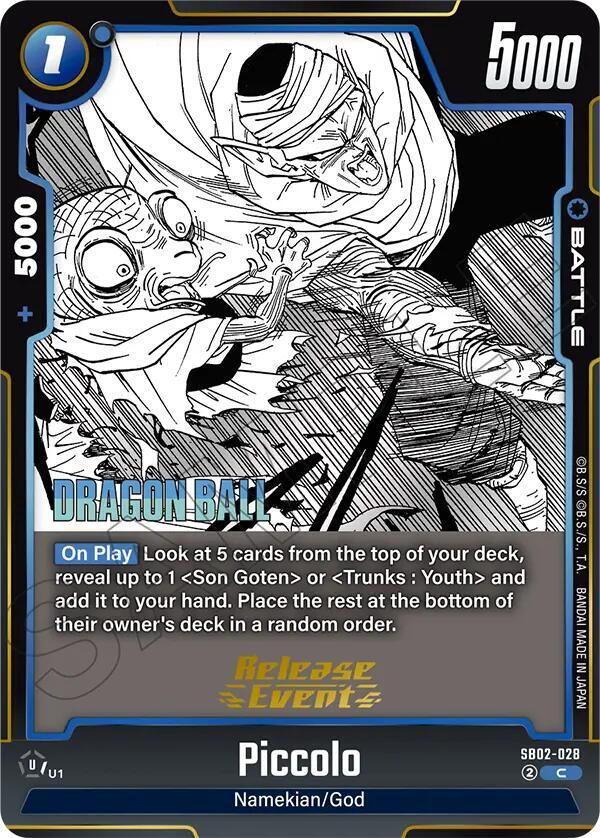 DBS Fusion World: Manga Booster 02 Release Event Cards Singles