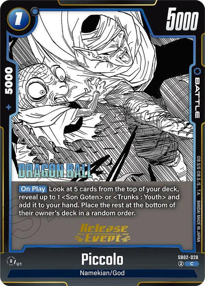 DBS Fusion World: Manga Booster 02 Release Event Cards Singles