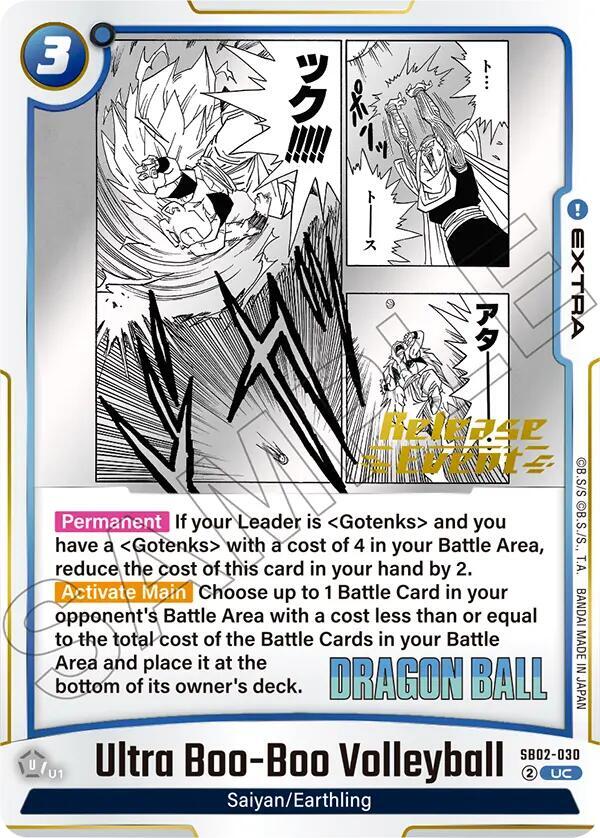 DBS Fusion World: Manga Booster 02 Release Event Cards Singles