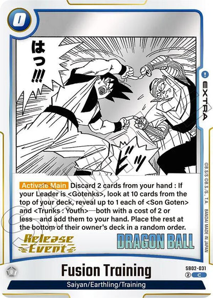 DBS Fusion World: Manga Booster 02 Release Event Cards Singles