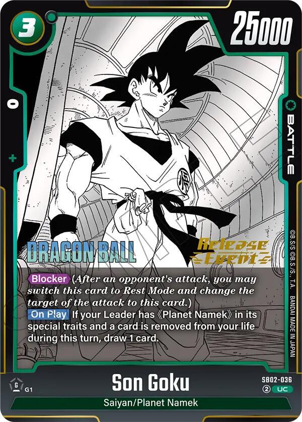 DBS Fusion World: Manga Booster 02 Release Event Cards Singles