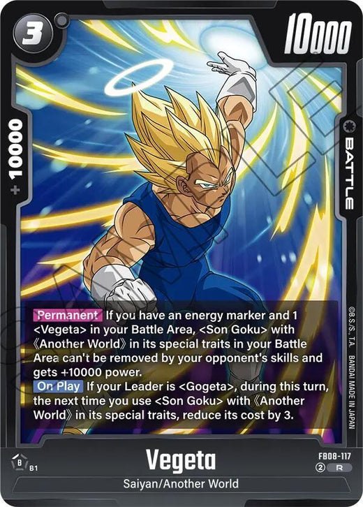 Vegeta FB08-117 R Foil