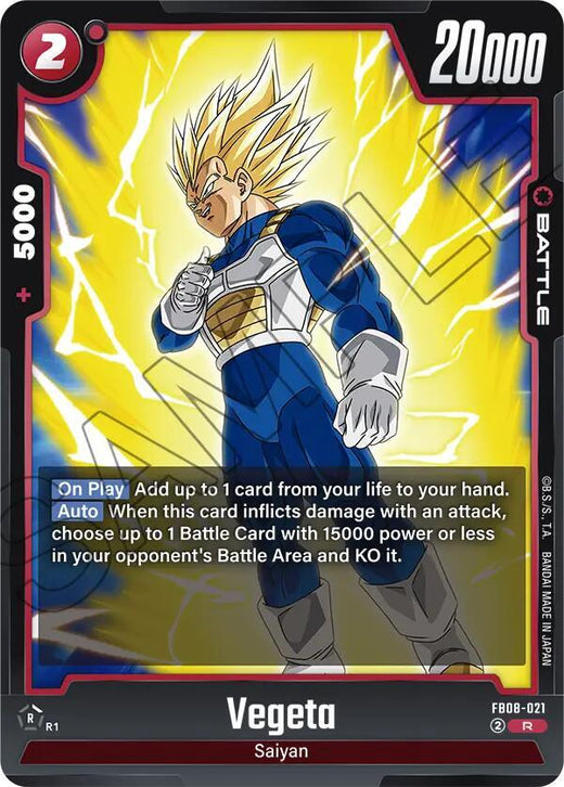 Vegeta FB08-021 R Foil