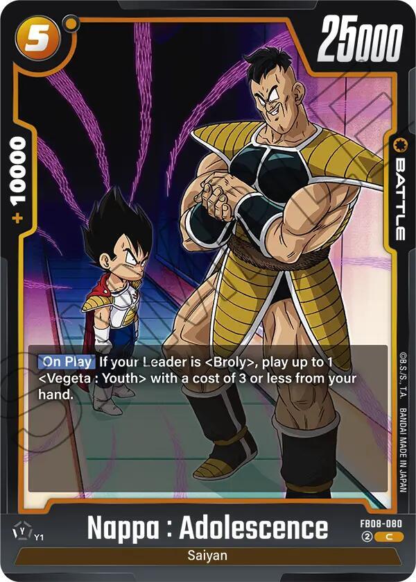 DBS Fusion World: Saiyan's Pride Singles 1/2