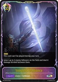 Vengeful Radiance - PR-297 | Shadowverse: Evolve Promo Cards | Promo | Unspecified | #PR-297EN