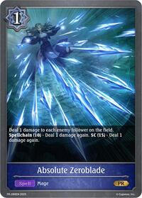 Absolute Zeroblade - PR-288 | Shadowverse: Evolve Promo Cards | Promo | Normal | #PR-288EN