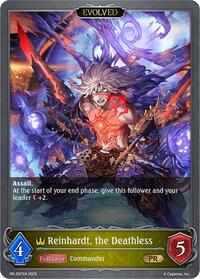 Reinhardt, the Deathless (Evolved) - PR-287EN | Shadowverse: Evolve Promo Cards | Promo | Normal | #PR-287EN