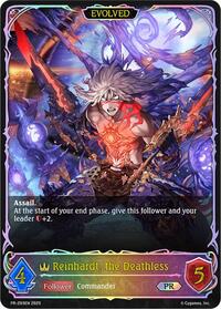 Reinhardt, the Deathless (Evolved) - PR-293EN | Shadowverse: Evolve Promo Cards | Promo | Normal | #PR-293EN