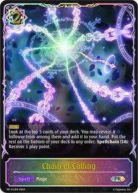 Chain of Calling - PR-312 | Shadowverse: Evolve Promo Cards | Promo | Unspecified | #PR-312EN
