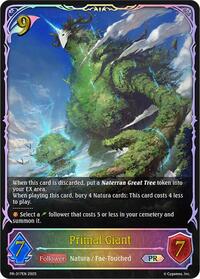 Primal Giant | Shadowverse: Evolve Promo Cards | Promo | Normal | #PR-317EN