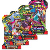 Pokemon: Phantasmal Flames Sleeved Booster Pack Art Bundle [Set of 4]