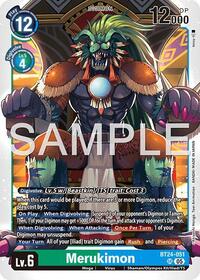 Merukimon | Time Stranger | Super Rare | Foil | #BT24-051 SR