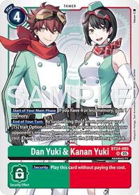 Dan Yuki & Kanan Yuki | Time Stranger | Super Rare | Foil | #BT24-085