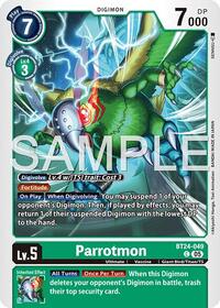 Parrotmon | Time Stranger | Common | Normal | #BT24-049 C