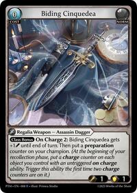 Biding Cinquedea | Phantom Monarchs | Rare | Normal | #008
