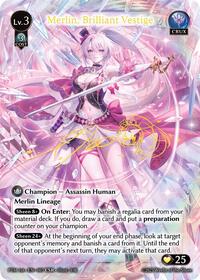 Merlin, Brilliant Vestige (CSR) | Phantom Monarchs | Collector Super Rare | Foil | #007