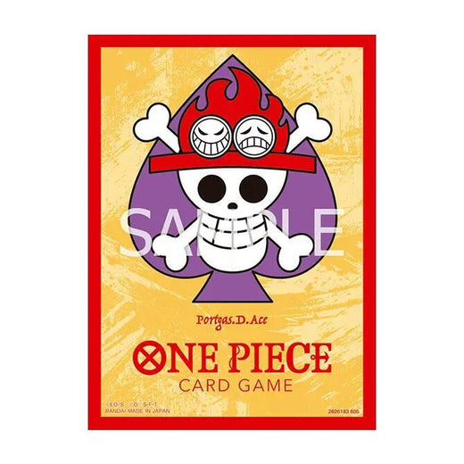 One Piece Card Game Official Sleeves - Premium Portgas.D.Ace (70-Pack)